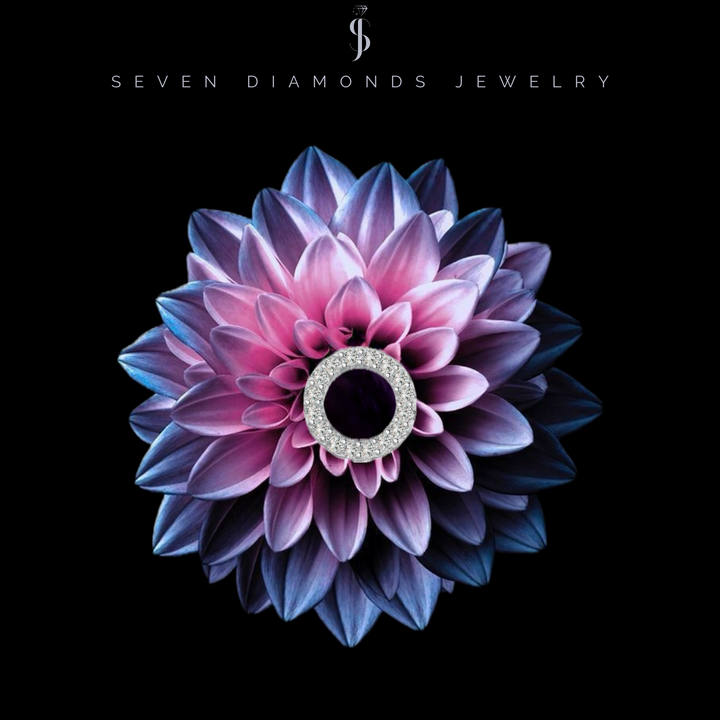 Diamant Loop Ohrringe