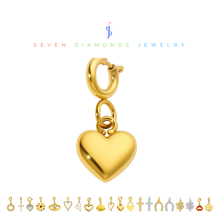 Herz Klassiker Charm-Anhänger