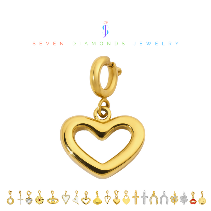 Herz Bold Charm-Anhänger