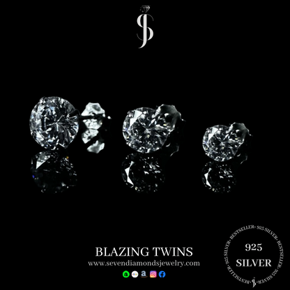 „BLAZING TWINS“ Ohrringe
