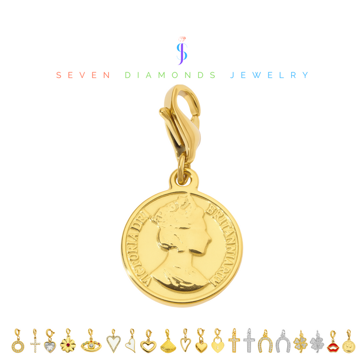 Royal Coin Charm-Anhänger
