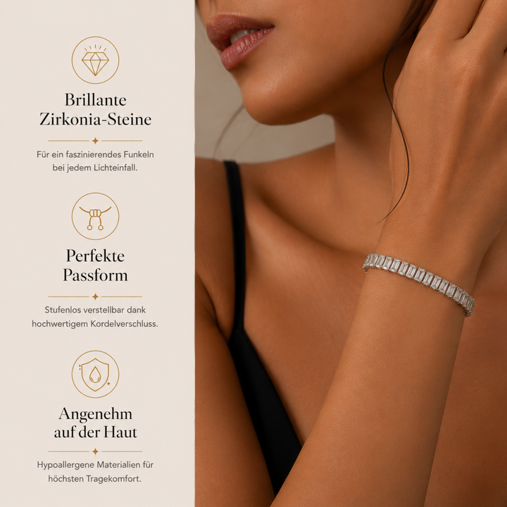 Diamant Baguette Armband