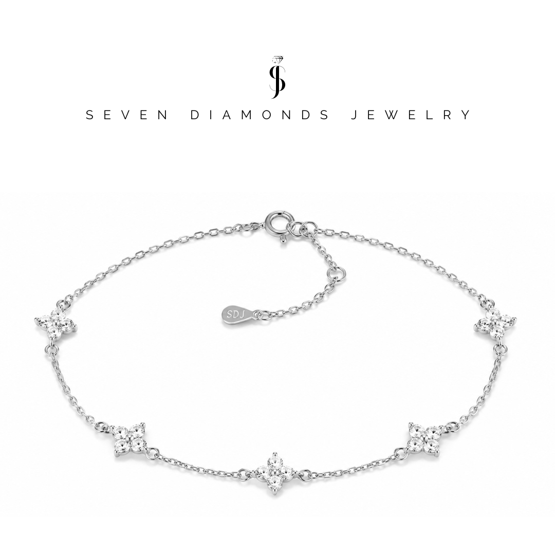Diamant Kleeblatt Armband