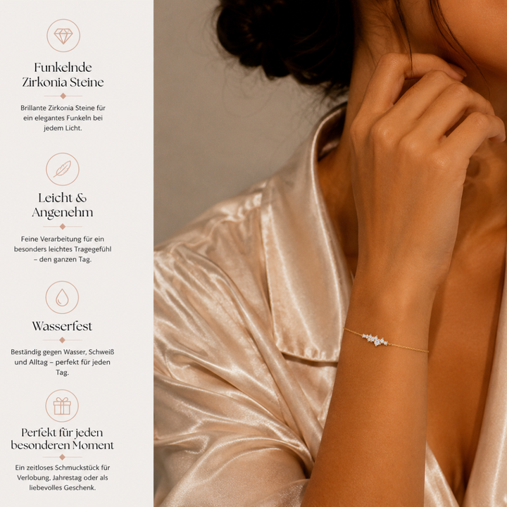 Diamant Oktett Armband