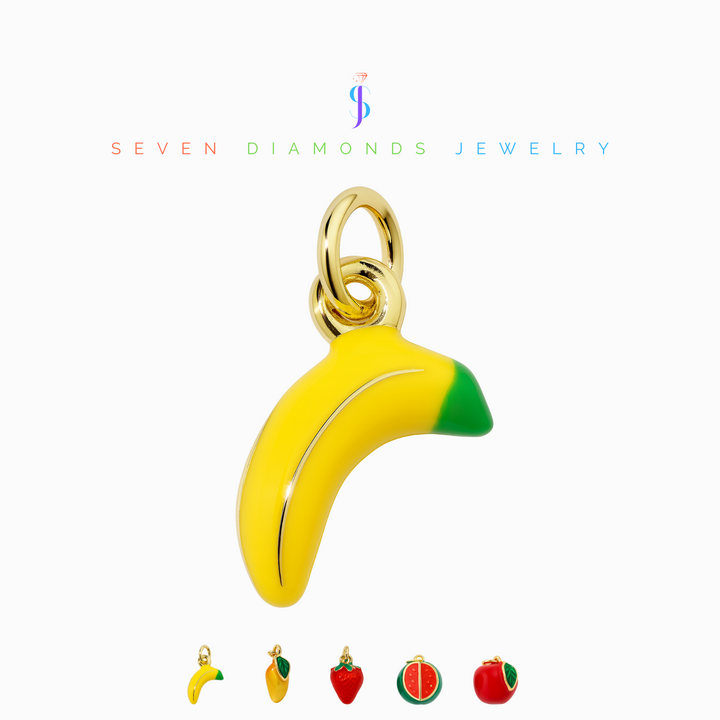 Banane Charm-Anhänger