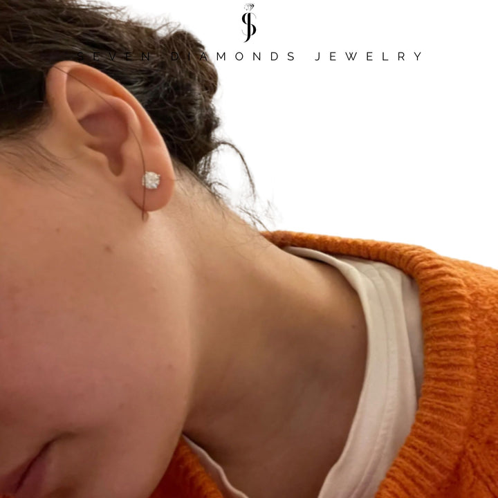 Diamant Solitaire Ohrringe
