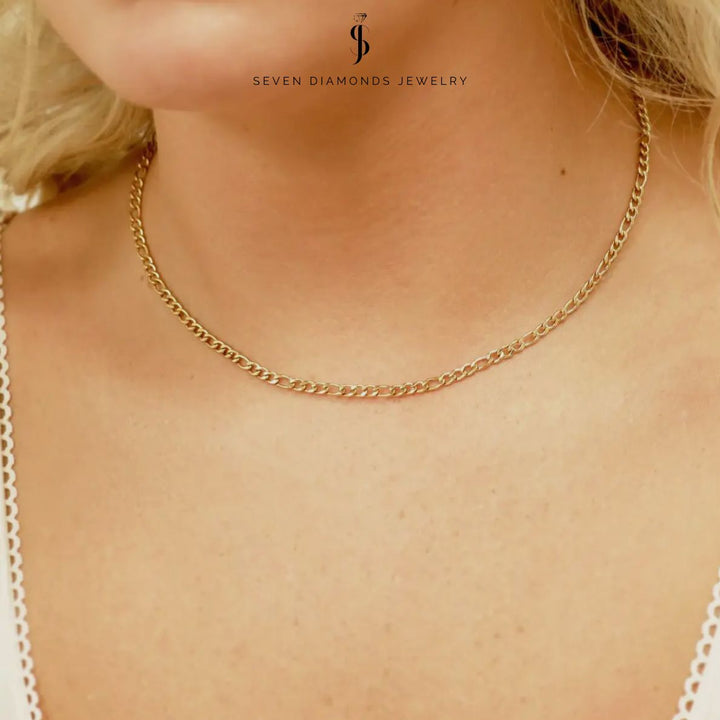 Dreier-Figaro Halskette