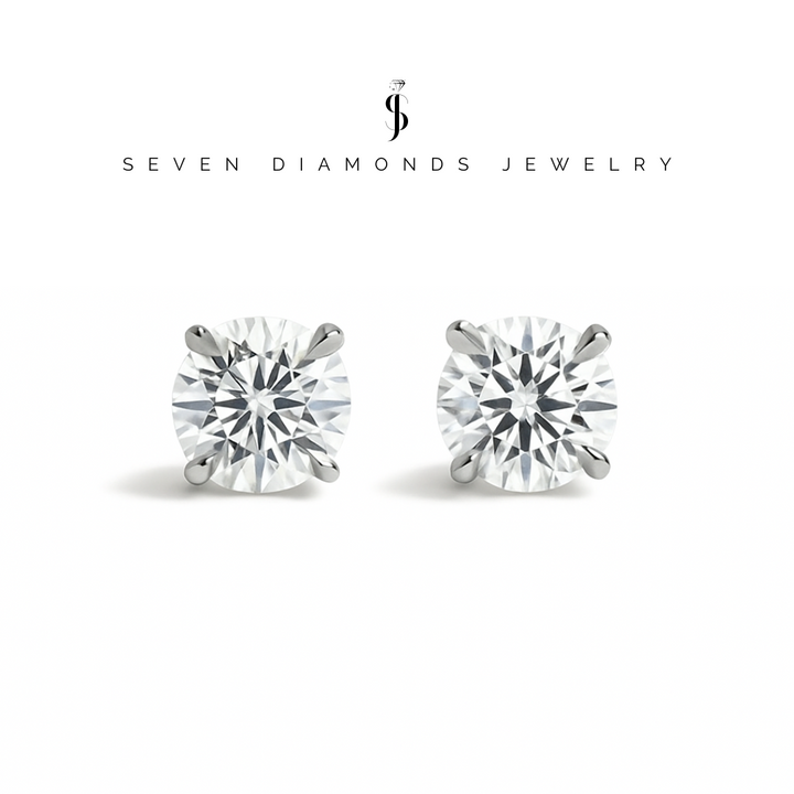 Diamant Solitaire Ohrringe