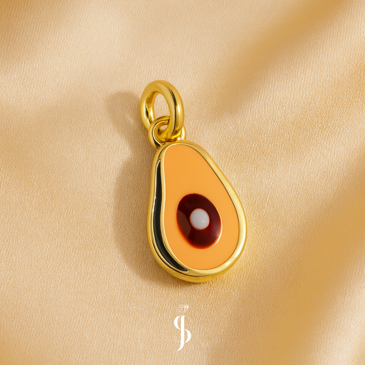 Avocado Charm-Anhänger